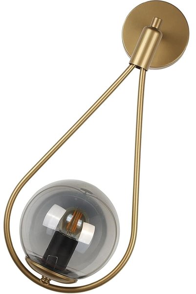 OSC HOME AYDINLATMA TASARIM Damla Wall Sconce Antique Smoked Glass