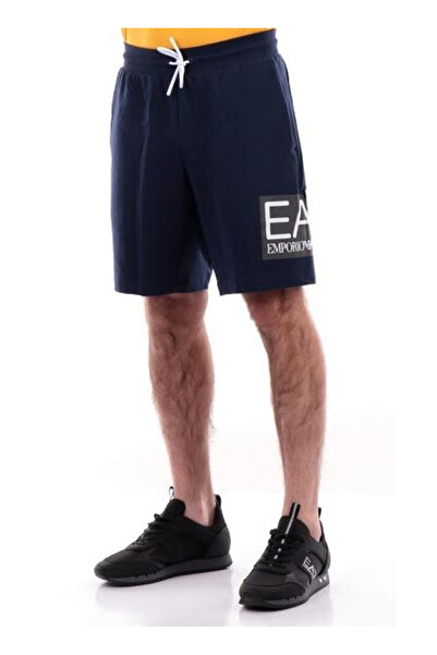 EA7 Lacivert Erkek Sweat Şort 3DPS63PJ05Z