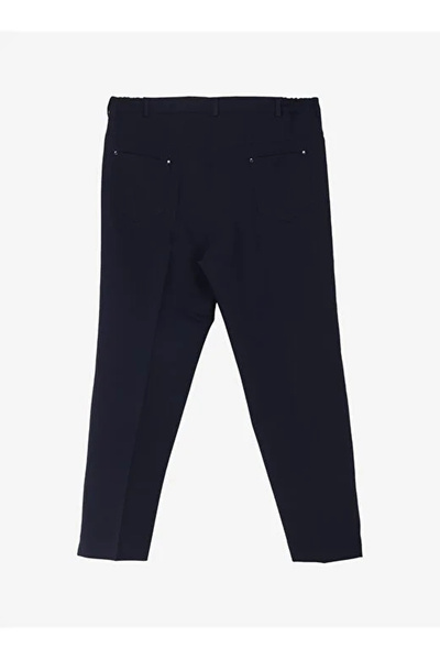 Selen Normal Bel Normal Lacivert Kadın Pantolon 24YSL5162-BB