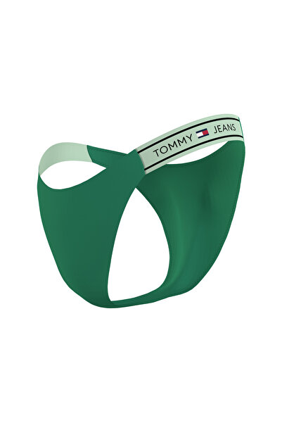 Tommy Hilfiger Yeşil Kadın Bikini Alt HIGH LEG CHEEKY BIKI, L4A UW0UW0534