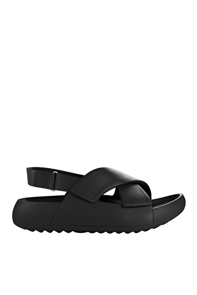 Ecco Siyah Kadın Deri Sandalet 20665301001