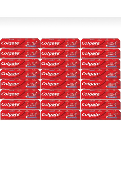 Colgate Toothpaste 75 ml Visible White X24 Pieces