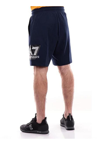 EA7 Lacivert Erkek Sweat Şort 3DPS63PJ05Z