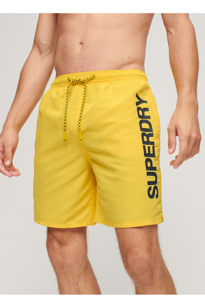 SUPERDRY Sarı Erkek Şort Mayo M3010236ASWR_SPORT GRAPHIC 17 SWIM