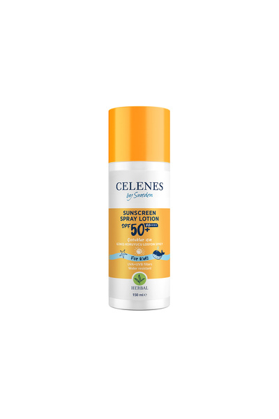 Celenes 150 ml Herbal Gunes Koruyucu Losyon Sprey Kıds 50 SPF
