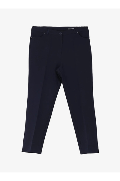 Selen Normal Bel Normal Lacivert Kadın Pantolon 24YSL5162-BB