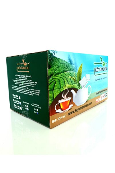 KÖYÜMDEN ÇAY KÖYÜMDEN DEMLİK POŞET ÇAY /3KG-20GR/ 150 ADET 3000GR