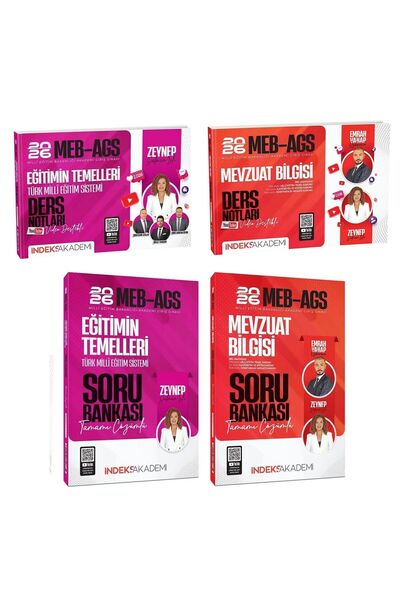 İndeks Akademi 2026 MEB-AGS Akademisi Eğitimin Temelleri + Mevzuat Bilgisi De...