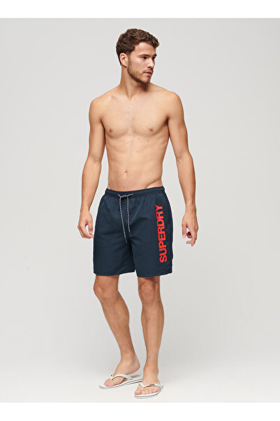 SUPERDRY Lacivert Erkek Şort Mayo M3010236AZRN_SPORT GRAPHIC 17 SWIM
