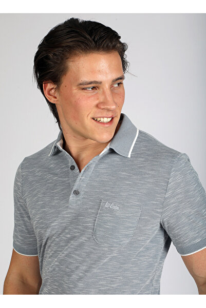 Lee Cooper Mavi Erkek Polo T-Shirt 242 LCM 242027 NEW JAKE PASTEL MAVİ