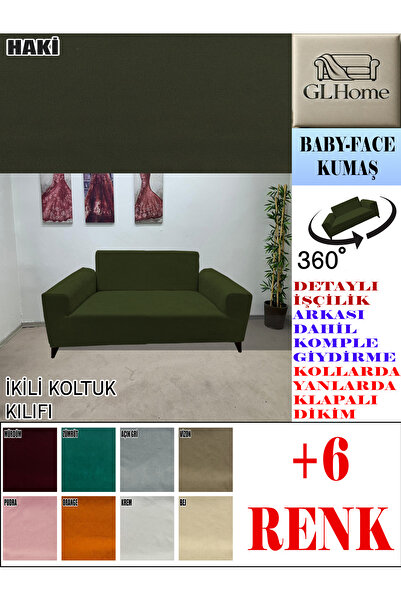 Home BABY FACE KUMAŞ ÇİFT KİŞİLİK KOMPLE GİYDİRME 2'Lİ KANEPE, BOHEM,PORTO, v...