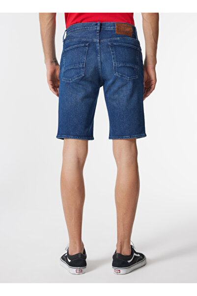 Tommy Hilfiger Men's Brand Logo Stylish Appearance Short Capri Pants Jeans Capri Mw0Mw35176 1Bl