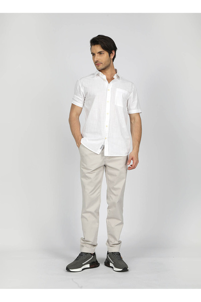 Lee Cooper Normal Waist Slim Fit Gray Men's Chino Trousers 242 Lcm 221016 New Chino 2 A. Gray