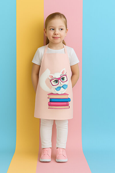 AYSHOME مريلة أنشطة الأطفال من Ays Home Pudra Kedi لرياض الأطفال