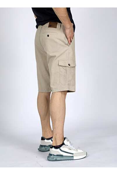 Lee Cooper Men's Shorts - Casual Ecru 242 Lcm 221011   Man 1 Ecru