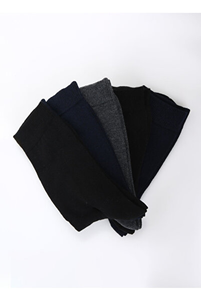 T-Box Siyah - Lacivert - Antrasit Erkek Soket Çorap 5Lİ SOKET ERK