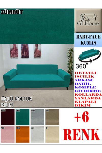 Home BABY FACE KUMAŞ 3 LÜ KOMPLE GİYDİRME KANEPE & ÇEKYAT, BOHEM, PORTO, vb. ...