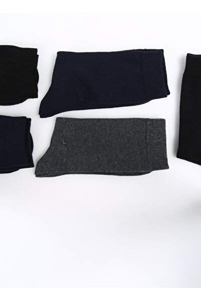 T-Box Siyah - Lacivert - Antrasit Erkek Soket Çorap 5Lİ SOKET ERK