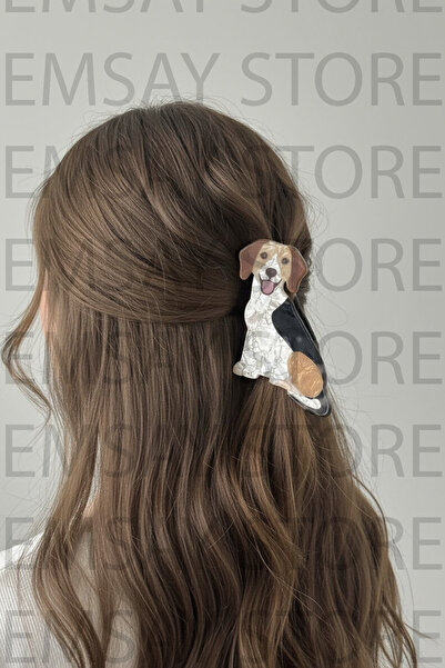 Emsay Store Cataramă cu os cu figurină de câine - Cataramă cu închidere - Cat...