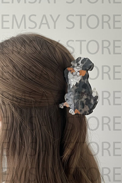 Emsay Store Cataramă cu os cu figurină de câine - Cataramă cu închidere - Cat...