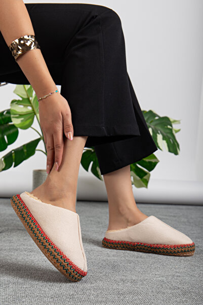 Jackers Soft Suede House Slippers with Fur Inside