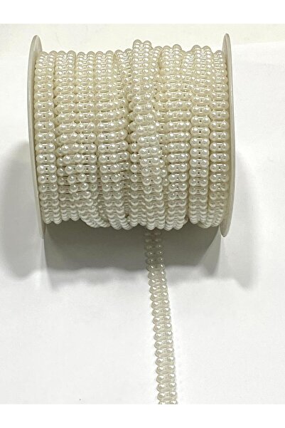 karantuhafiye Κορδέλα με πέρλες / Κορδέλα με μισές πέρλες διπλής σειράς / 22 ...