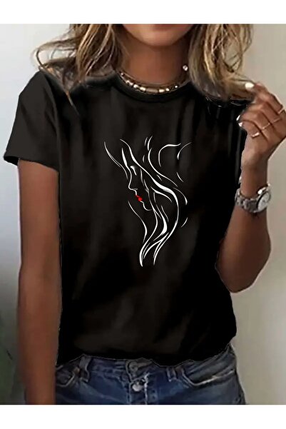 qubo sportswear & company qubo Unisex Oversize εμπριμέ βαμβακερό κοντομάνικο μπλουζάκι με λαιμόκοψη