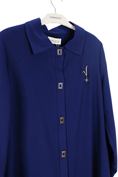 sarmoda 5017 Ferace Square with Clip Fasteners