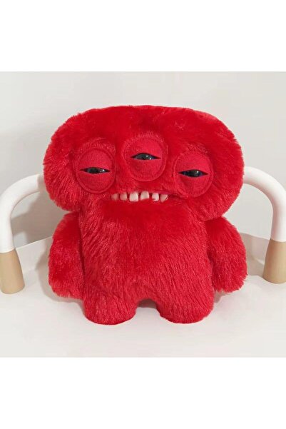 e-life shop Laboratory Misfits Dişli Sevimli Peluş Oyuncak 23 cm Eğlenceli Koleksiyonluk Oyun Arkadaşı Love Fugg