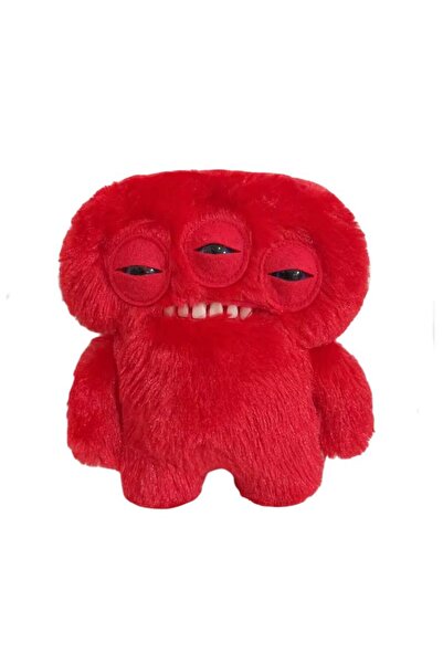 e-life shop Laboratory Misfits Dişli Sevimli Peluş Oyuncak 23 cm Eğlenceli Koleksiyonluk Oyun Arkadaşı Love Fugg