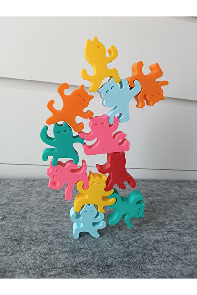 SS 3D MODELLEME Kedi Denge Oyunu, Ninja Kediler Balance Game, Çocuk ve Yetişk...