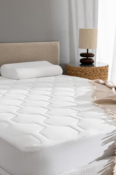 Madame Coco New Season Antony Cool Single Fitted Mattress Topper - White - 100X200 cm - White