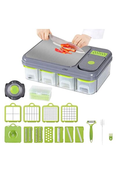 SIKS Răzătoare, tocator și feliator multifuncțional pentru legume și fructe, ...