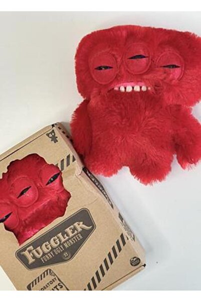 e-life shop Laboratory Misfits Dişli Sevimli Peluş Oyuncak 23 cm Eğlenceli Koleksiyonluk Oyun Arkadaşı Love Fugg