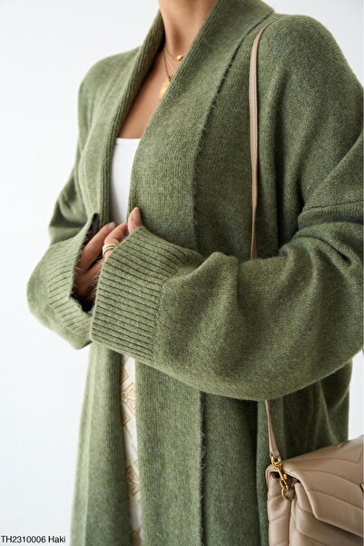 CADDELAMODA Women's Shawl Collar Cardigan