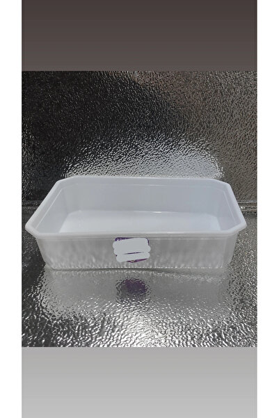 abnturk 2 Nolu Sert Plastik Kap Köşeli Peynir Küveti 3,2 lt 21x30 cm