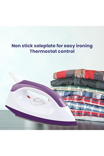 LYNX Premium Electric Dry Iron with Non-Stick Aluminum Soleplate