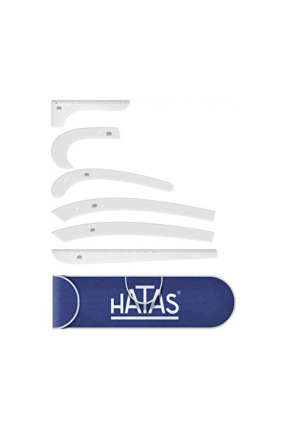 supertrend Plastik Riga Seti Cetvel Takımı Çantalı 6 Parça