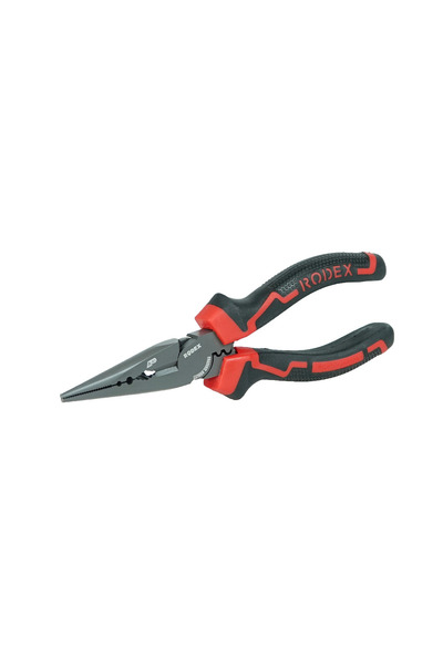 Rodex Long Nose Pliers, Rodex, 6" (160Mm), Cr-V Steel, 55-60 Hrc (Kkb606) (6/60), RHT0303300006
