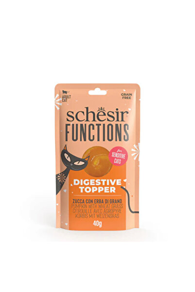 Schesir Pumpkin and wheatgrass purée carton, 12 sachets of 40g each