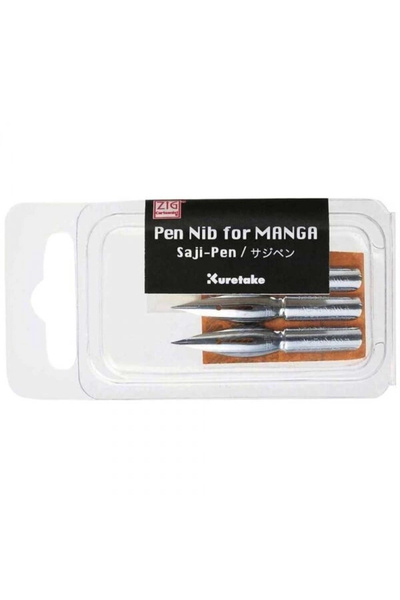 Zig Supertrend saji-pen writing and drawing tip 3-pack