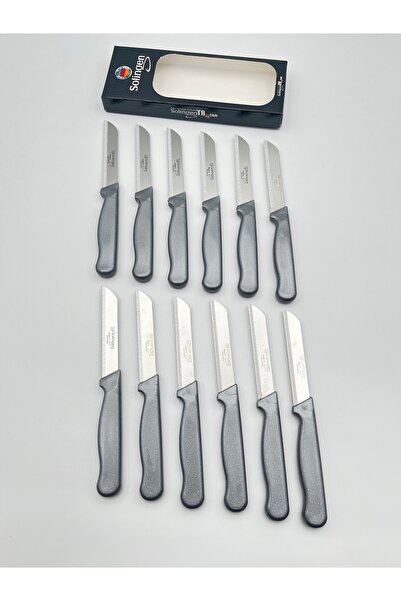 Solingen Orijinal Klever Simli 12 Adet Meyve Bıçağı Gri
