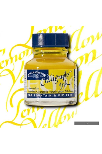Winsor Newton Supertrend Calligraphy Ink 30 Ml. 345 Lemon Yellow