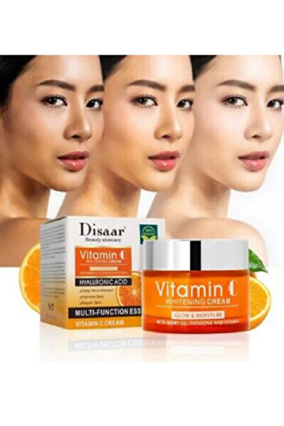 DISAAR Beauty 100 % Organic C Vitamini Cilt Parlatıcı Adınlatıcı Ölü Deri Siy...