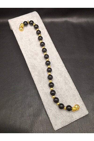 Han Ticarethane Özel Tasarım Mıknatıslı Doğal Taş Oniks Bileklik Tesbih