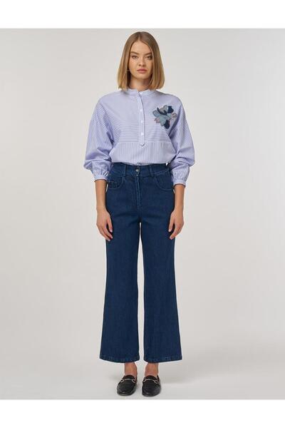 KYR Straight Denim Pants Navy Blue