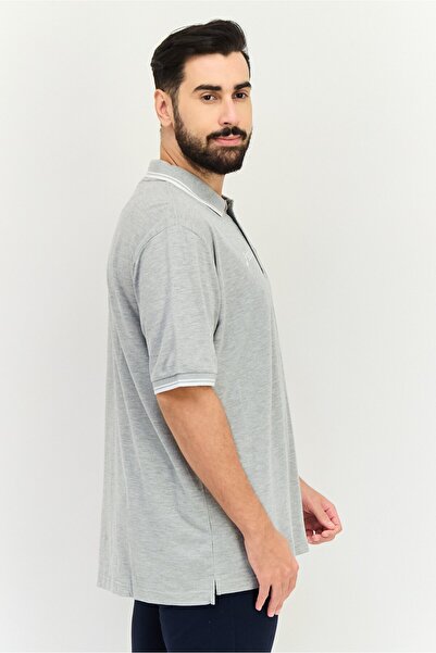 Asics Men Sportswear Fit Short Sleeve Outdoor Polo Shirt, Grey