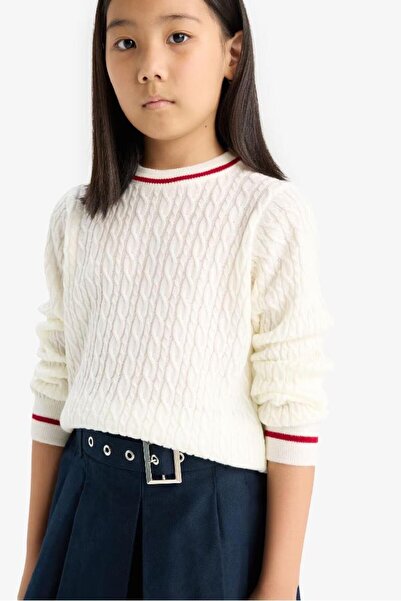 DeFacto Kız Çocuk Kazak E7740A8/ER233