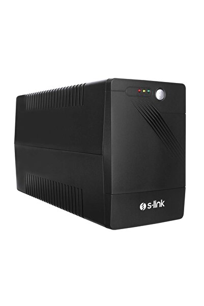 S-LINK MIGHT U100 1000VA UPS 12V7Ah-2 600W Siyah Line-Interactive Kesintisiz ...