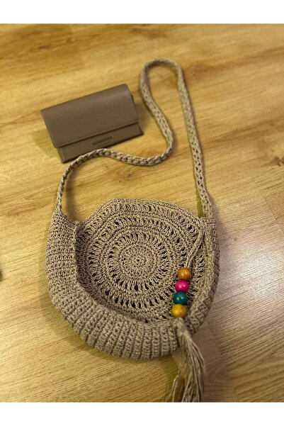 Marrone Богемський стиль Ручна робота Сумка з бахромою 24*75